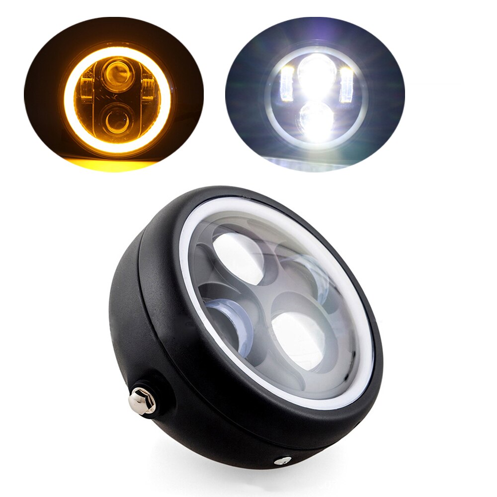 Groothandel café racer ronde koplamp Voor Beter Nachtzicht Groothandel café racer ronde koplamp Voor Beter Nachtzicht