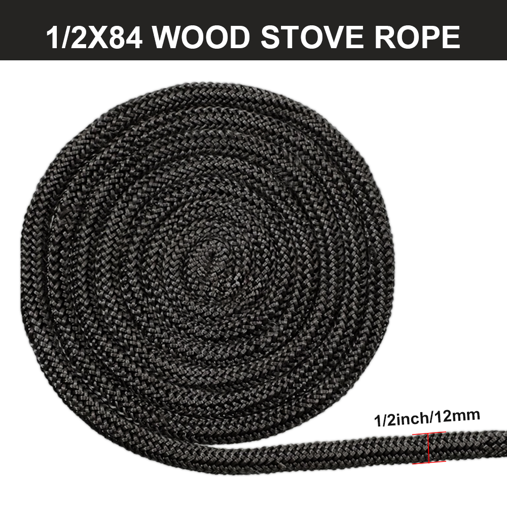 6/8/10/12mm 2M Kamin Abdichtung Seil Dichtung Schnur holz Brennen Herd Tür Fiberglas Hohe Temperatur Abdichtung Seil Ersatz