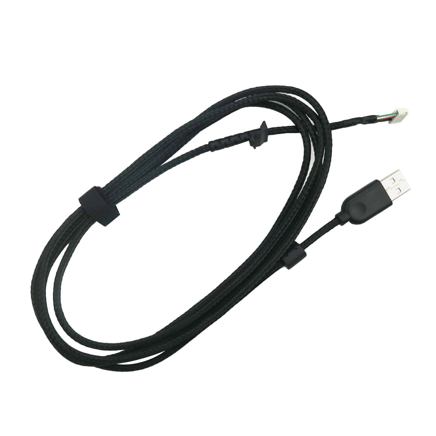 Besegad 2m Durable Nylon Braided USB Line Mouse Cable Replacement for Logitech G502 Accessories