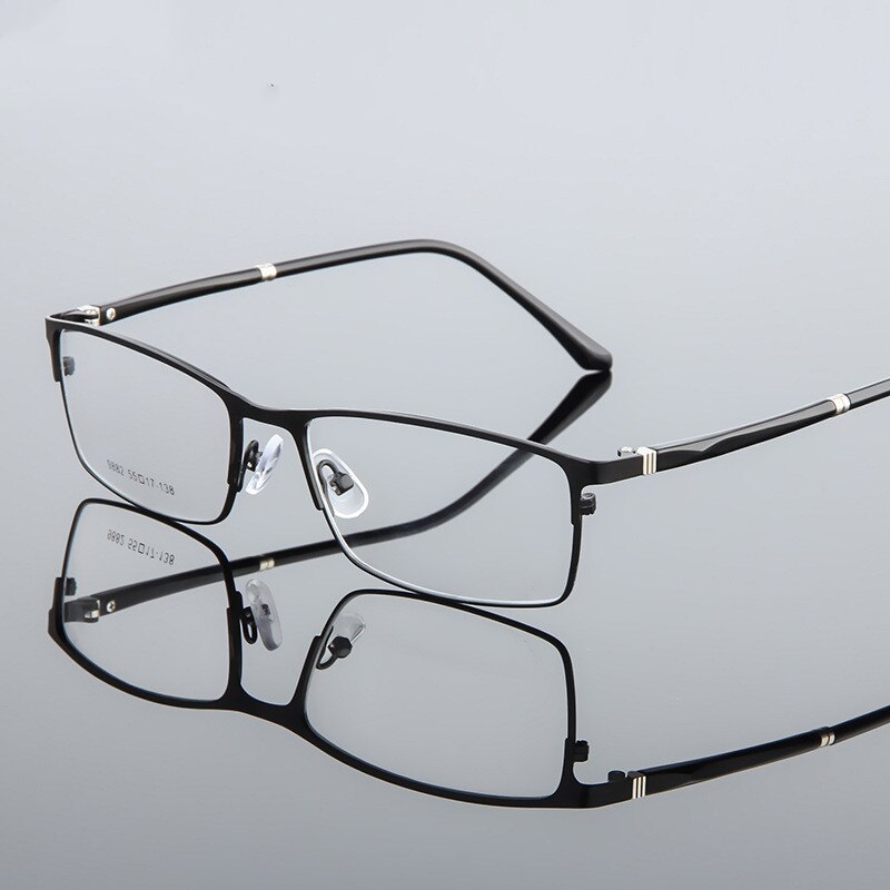 Mannen Brillen Frame Pure Titanium Optische Bril Recept Bril Volledige Rand Brillen Metalen Frame Bril Frame