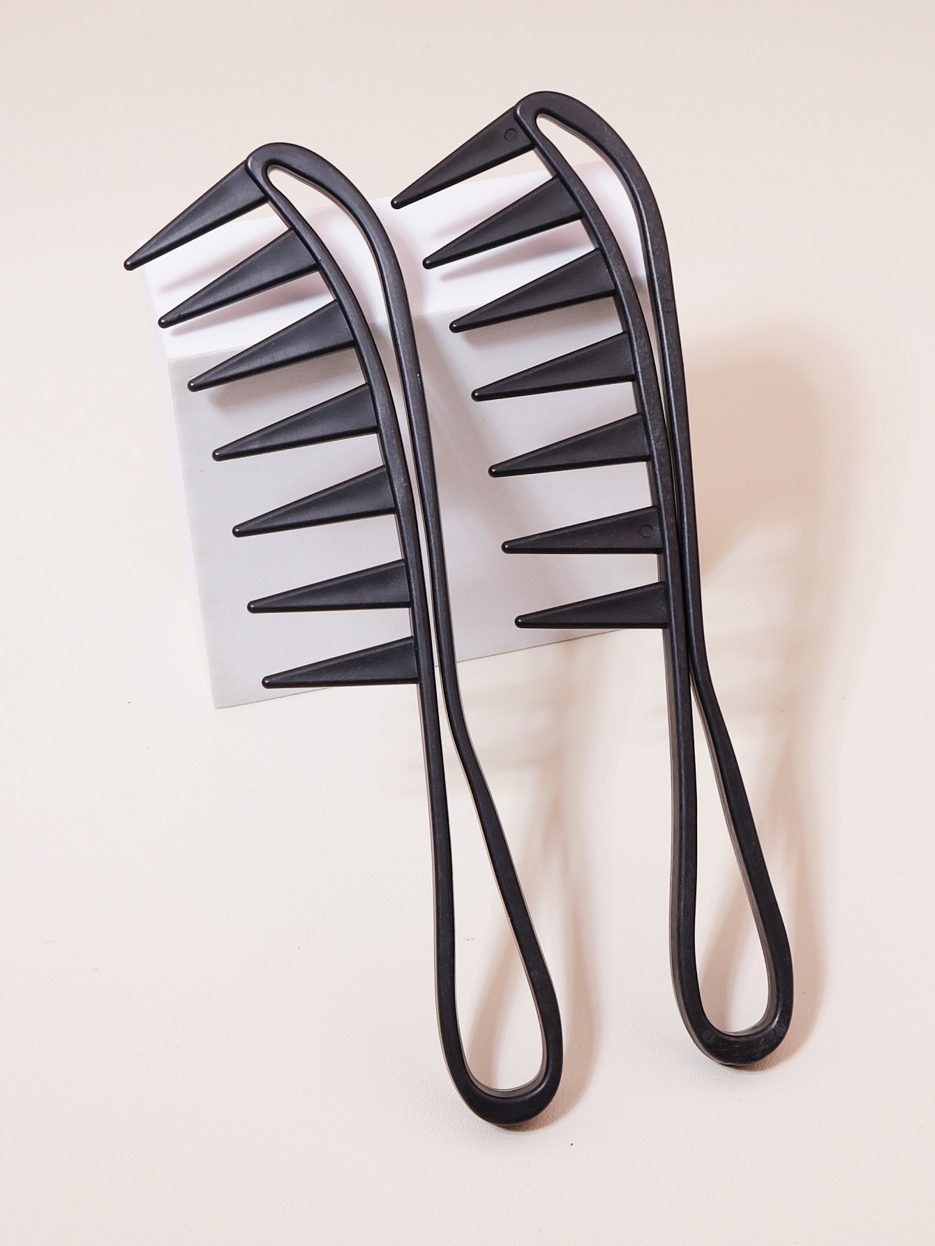 Peine grande para el cabello con dientes anchos, peine para depilación Shun, adecuado para cabello seco y húmedo, adecuado para hombres y mujeres