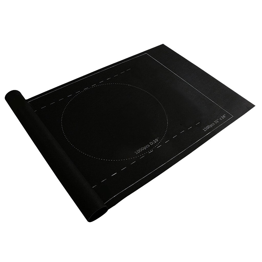 jigsaw Puzzle Roll Storage Mat Jigroll Up to 1500 Pieces with Drawstring Storage Bag educational toys for kids jigsaw Puzzle #2: Black