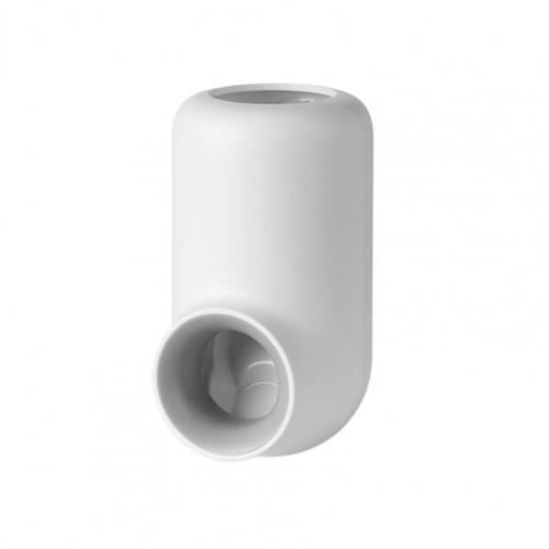 Duurzame Non-Contact Bediening Tandpasta Knijper Tandpasta Houder Nail-Gratis Arbeidsbesparende: White Grey