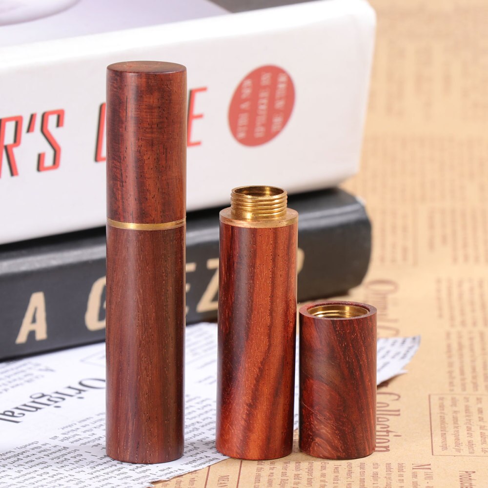 2 Pcs Toothpick Holder Wooden Toothpick Case Toothpick Can Toothpick Box for Kitchen Restaurant Home