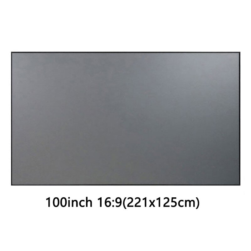 72 84 100 120 Inch Reflective Fabric Cloth For YG300 T6 XGIMI H2 HALO Mogo for mi DLP Projector Screen: G