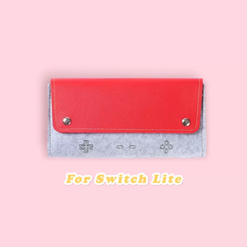 Protective Shell For Switch lite Portable Cute Pouch Travel Carrying Case NS Console Bag Switch Joy-Con &amp; Accessories: RED(Lite)