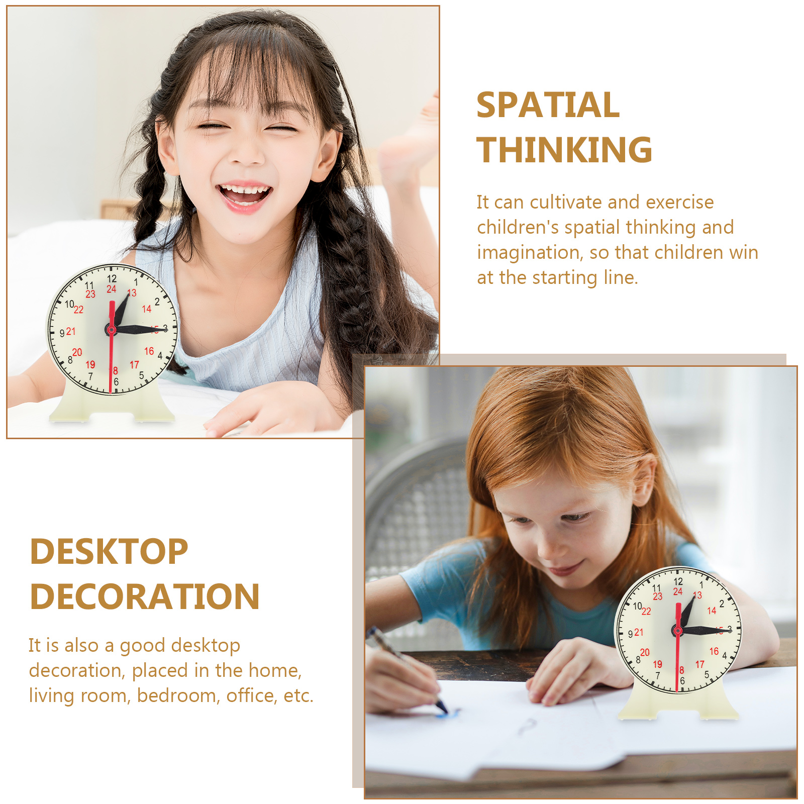 Early Learning Clock Teaching Clock Model Early Education Clock Model Clock for Kids