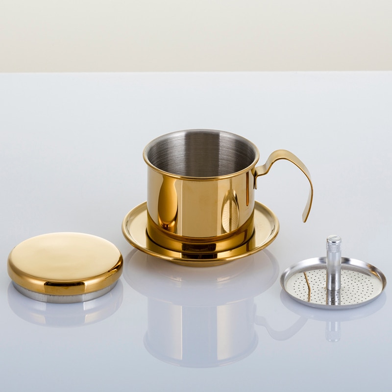 Rvs Infuus Koffiezetapparaat Moka Pot Koffie Machine Filter Gereedschap Voor Thuis Espresso Koffiezetapparaat Koffie Filter Pot #6