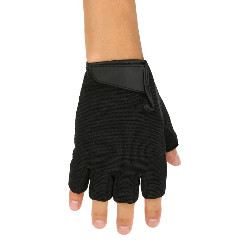Gimnasio ejercicio Fitness guantes hombres y mujeres antideslizante resistente al desgaste amortiguador palma de equipos de Fitness de levantamiento de pesas de guante de mancuerna