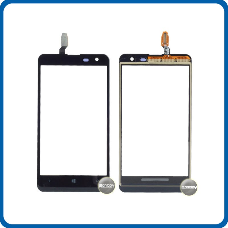 4.7&quot; For Nokia Lumia 625 N625 Touch Screen Digitizer Sensor Outer Glass Lens Panel Black