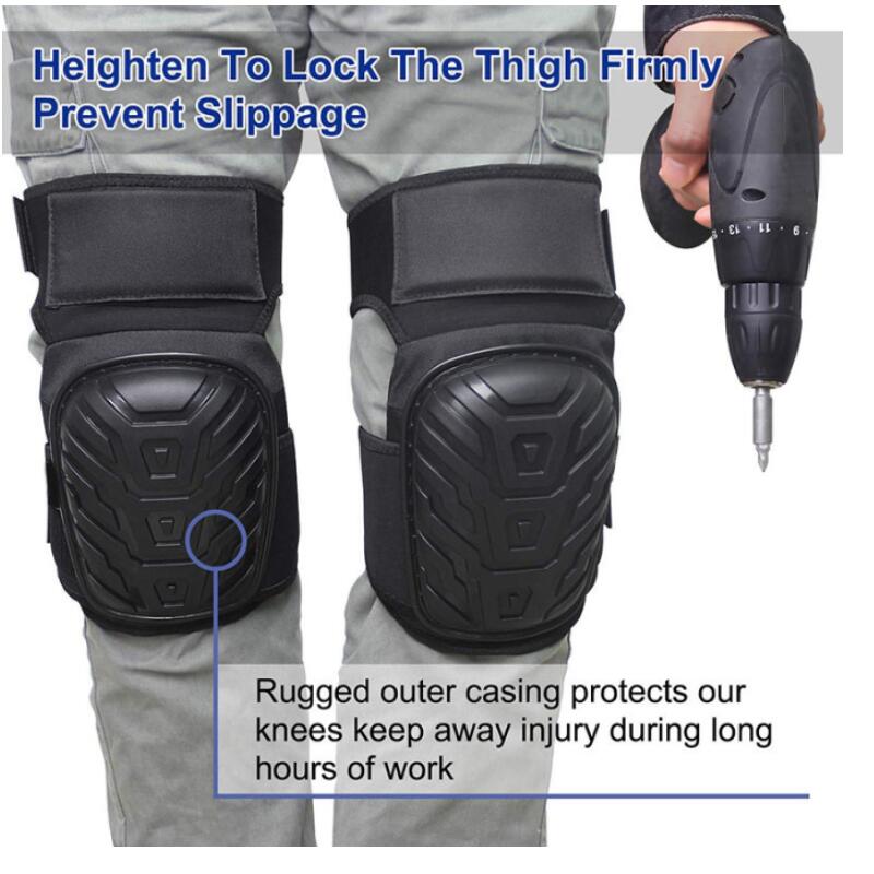 Rodilleras profesionales con relleno de espuma, almohadillas de Gel para las rodillas, trabajo de jardinería, rodilleras de motocicleta