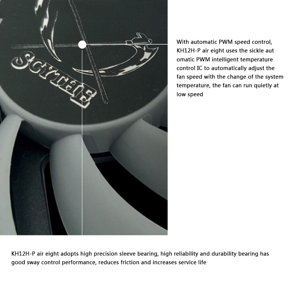 80Mm Computer Pc Case Dunne Fan 4 Pin 3000Rpm Verstelbare Speed Temperatuurregeling Chassis Pwm Heatsink Cooler