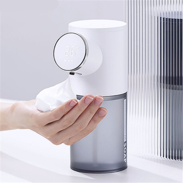 USB Charge Automatic Sensor Foam Soap Dispenser Intelligent Induction Foam Dispenser Smart Liquid Soap Dispenser Auto Touchless: USB Charge 320ML