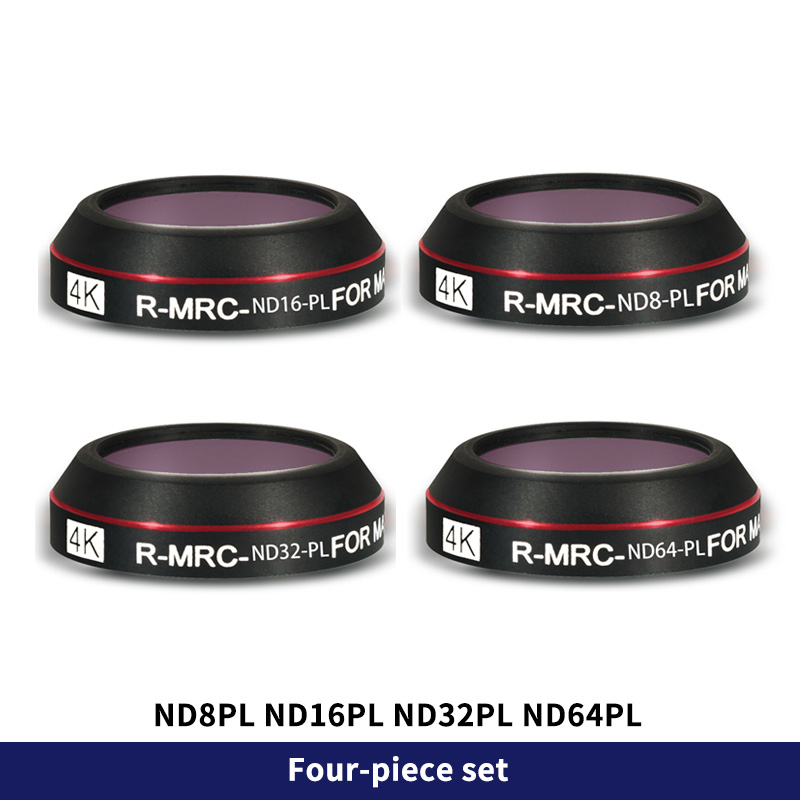 Lens Filter For SJCAM C300 Sports Camera Lens UV/CPL/NDPL Filter Optical Glass Protective Cover Filter Set Accessories: Grad Brown