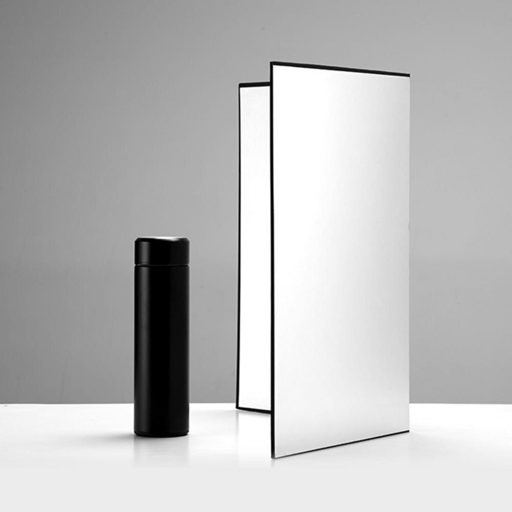 Reflector de luz A4 3 en 1, cartón multiusos para fotografía, plegable, blanco, negro y plateado, absorbe la luz, papel reflectante grueso