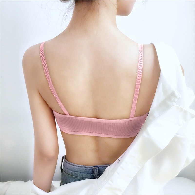 Elastic Women Tube Tops Sexy Female Solid Full Cup Camisoles Beauty Back Anti-Light Wrapped Chest Intimates