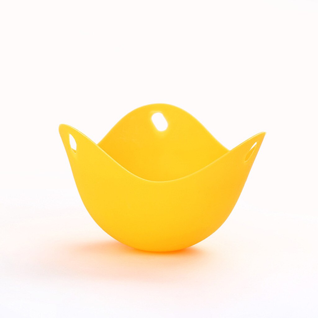 Lowest Price Silicone Egg Poacher Cook Poach Pods Poached Baking Cup Kitchen Cookware Kitchen Gadgets: Yellow