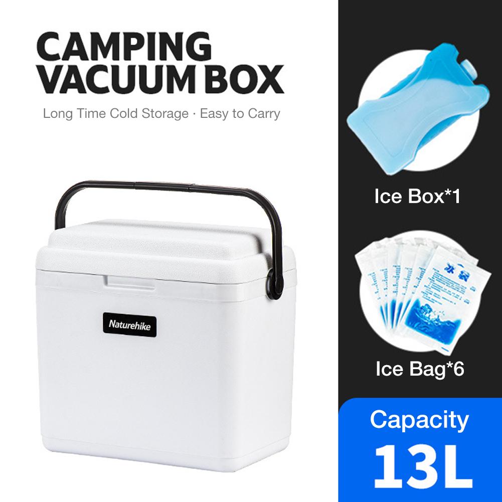Glacière et boîte chauffante Portable, 13l, 12 à 24 heures, pour voiture, Barbecue, voyage en plein air