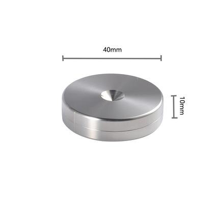 Lyele 316L Rvs Speaker Voet Nail High-End Audio Statief Schokdemper Voet Nail Pad: Bruin