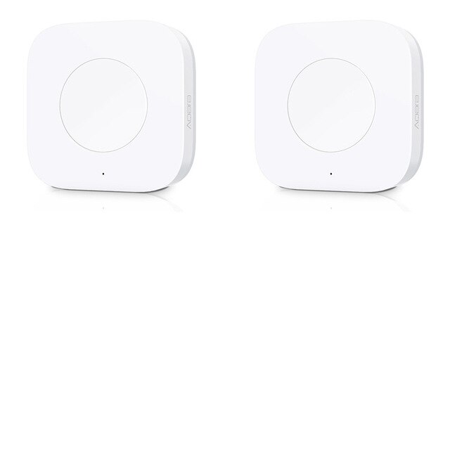 Aqara Smart Draadloze Schakelaar Slimme Afstandsbediening Een Sleutel Controle Aqara Intelligente Toepassing Home Security App Controle: 2pcs standard