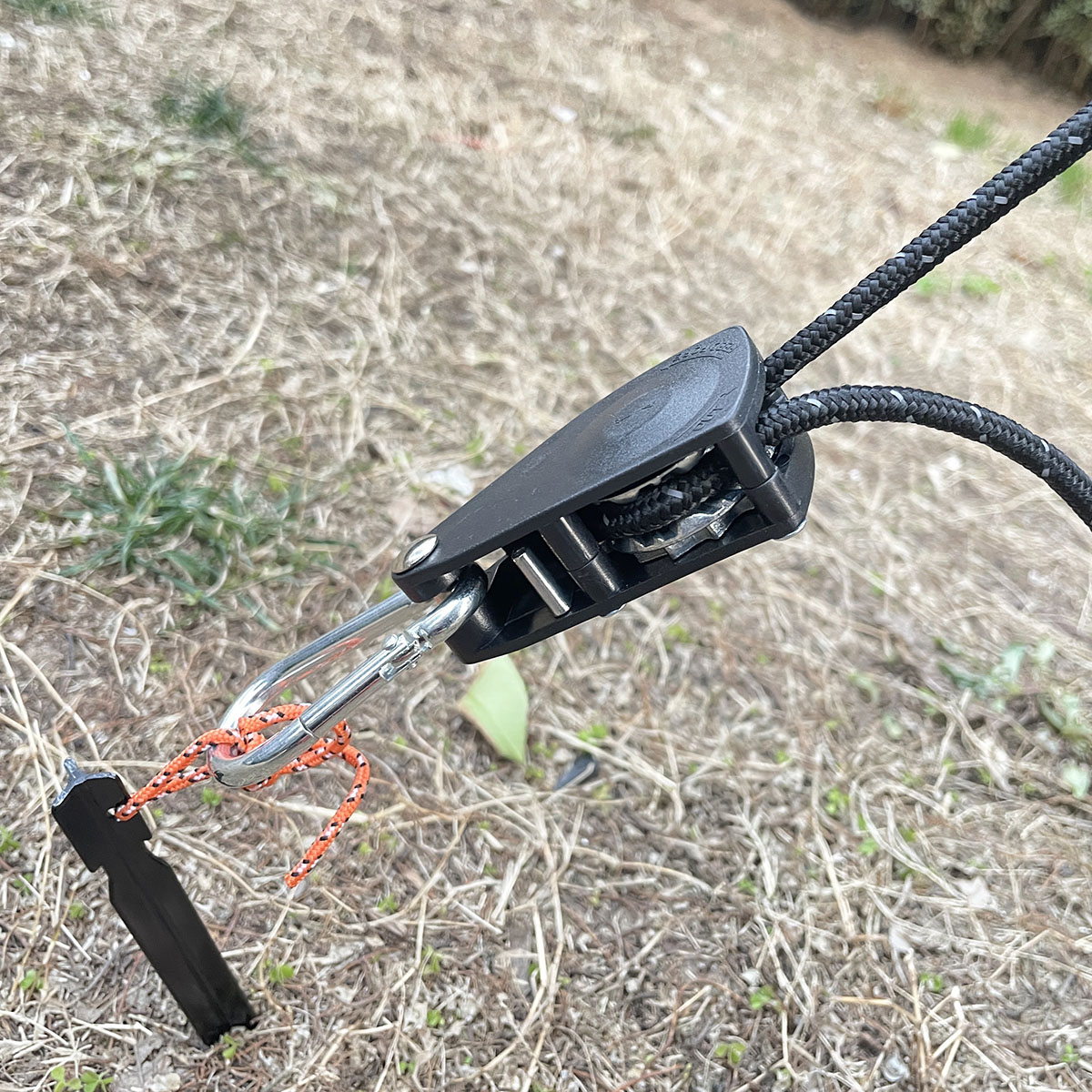 Corde de Moulage pour Tente de Camping, Tendeur de Fixation, Poulie à Cliquet, Auvent, Crochet, 6mm