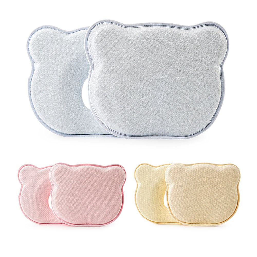 Algodão cabeça do bebê shaping travesseiro deslizamento de enfermagem do bebê espuma de memória capa de almofada de amamentação fronhas capas de cama infantil slipcover