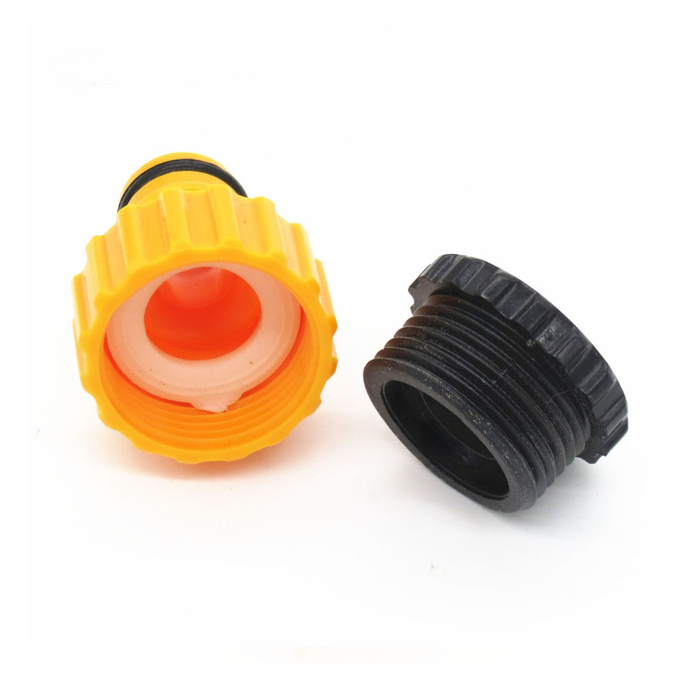 6PCS Garden ABS Quick Hose Connector 1/2" Double Male Coupling Joint Adapter Extender Set for Hose Pipe Tube Water Guns Fitting