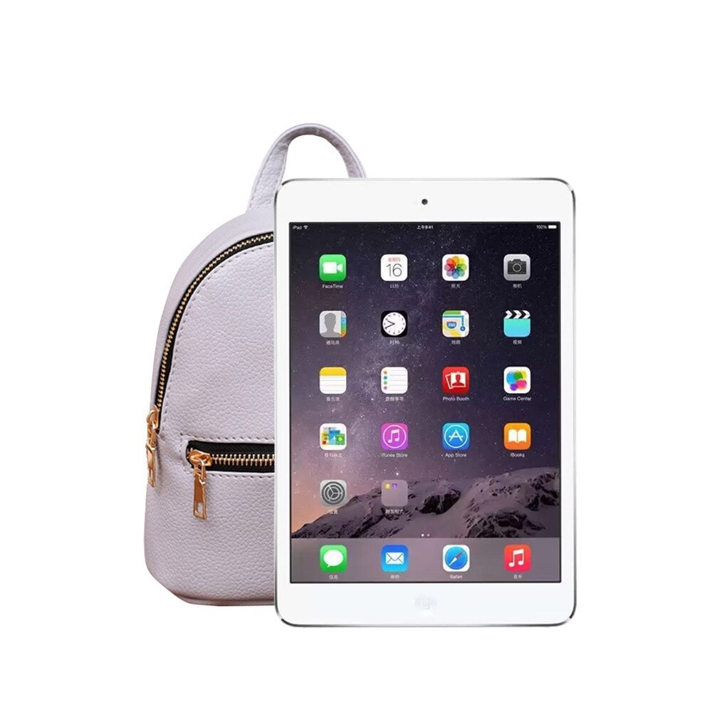 Vrouwen Leren Rugzak School Rugzak College Schoudertas Reistas Grote Capaciteit Kleine Leisure Rugzak 705 #20