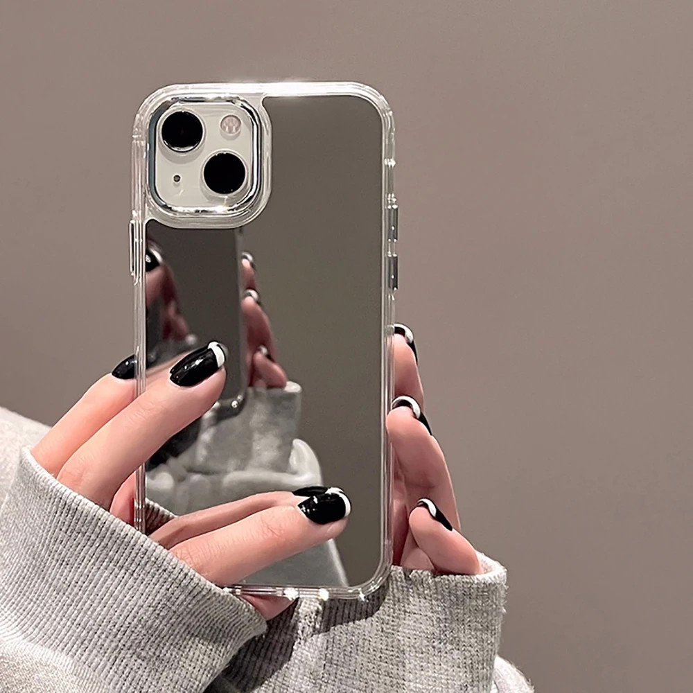 Coque Miroir Transparente Pour IPhone 11 Pro - Marque EbestStar, Noire, Avec Miroir