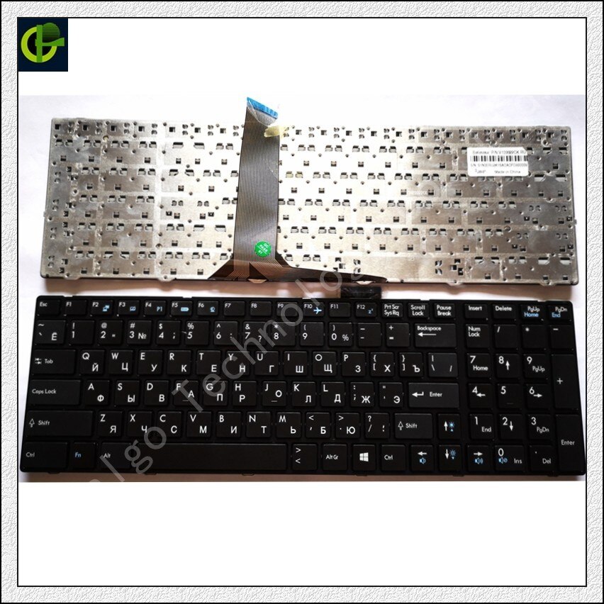 Teclado ruso para MSI GP60 GP70 CR70 CR61 CX61 CX70 CR60 GE70 GE60 GT60 GT70 GX60 GX70 0NC 0ND 0NE 2OC 2OD 2OJWS 2OKWS 2PC.: No Backlit