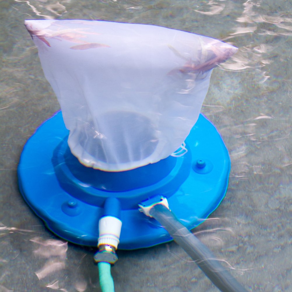 Pool Cleaning Tool Suction Head with Mesh Bag Swimming Pool Vacuum Cleaner Swimming Portable Outdoor Elements Pool Suction Head