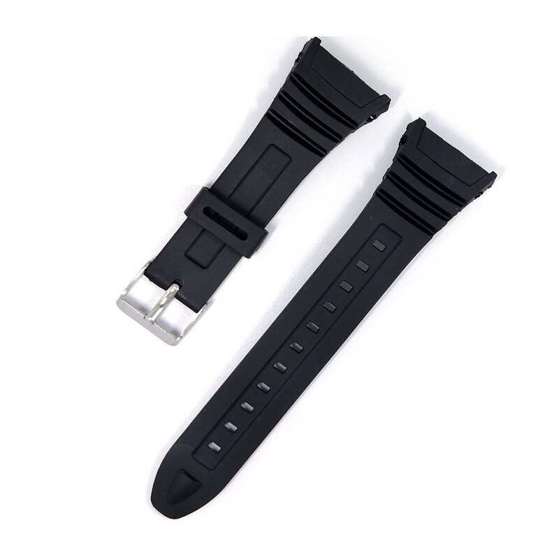 Silicone Strap for Casio W96H Watchband W-96H W-96H-1AV W-96H-9AV Sport Watch Accessories Waterproof PU Replacement Band