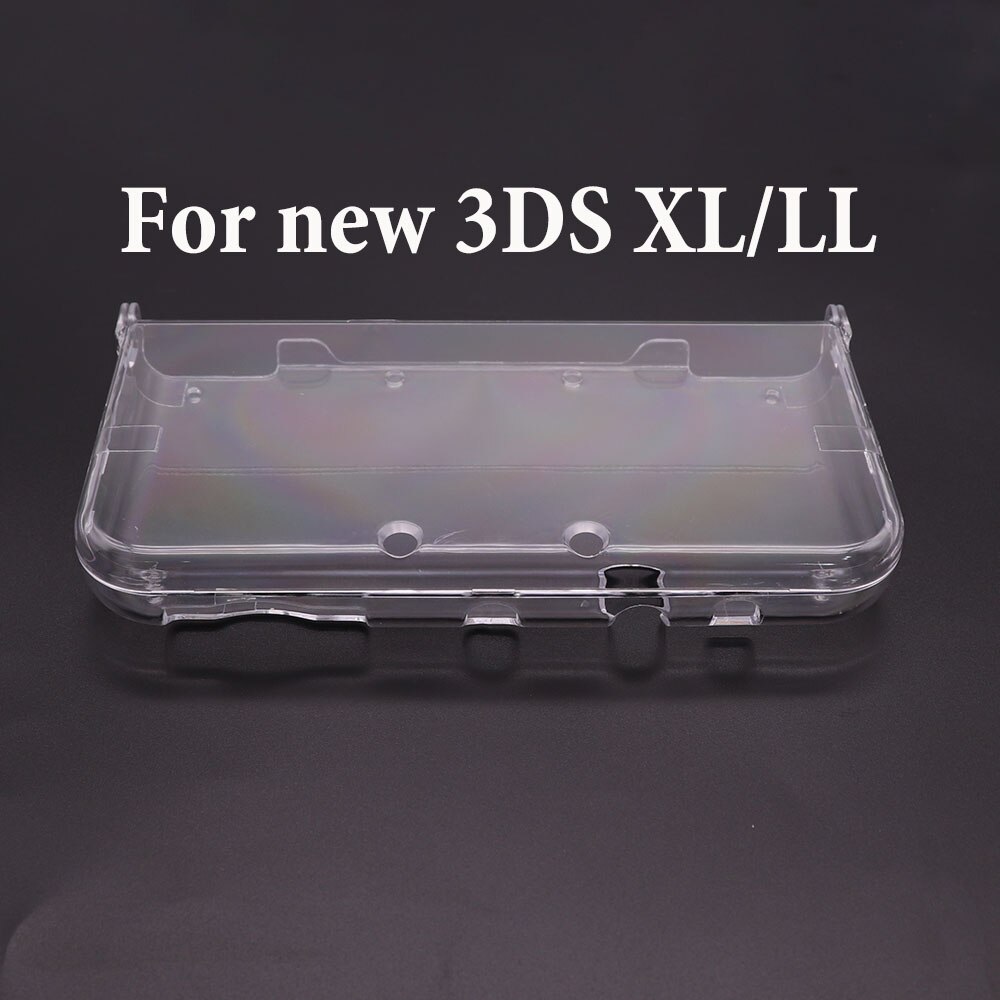 Leichte, stabile schutzhülle aus transparentem kunststoff für die nintendo 3ds, 3ds xl und ll spielkonsole: Für neue 3ds xl ii