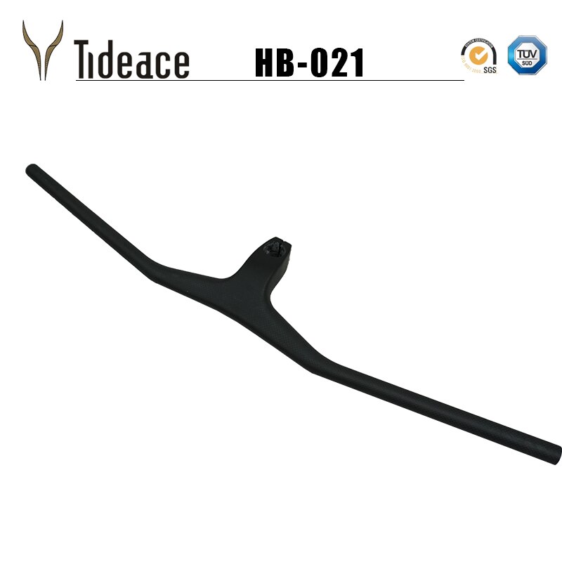 Tideace Mountainbike Stuur Carbon Mtb Geïntegreerde Platte Carbon Stuur Fiets Accessoires Stuur