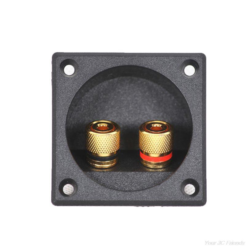 Pure Copper Junction Clip Square Junction Box Banana Socket Speaker Terminal Speaker Connection Box Speaker MR21 22