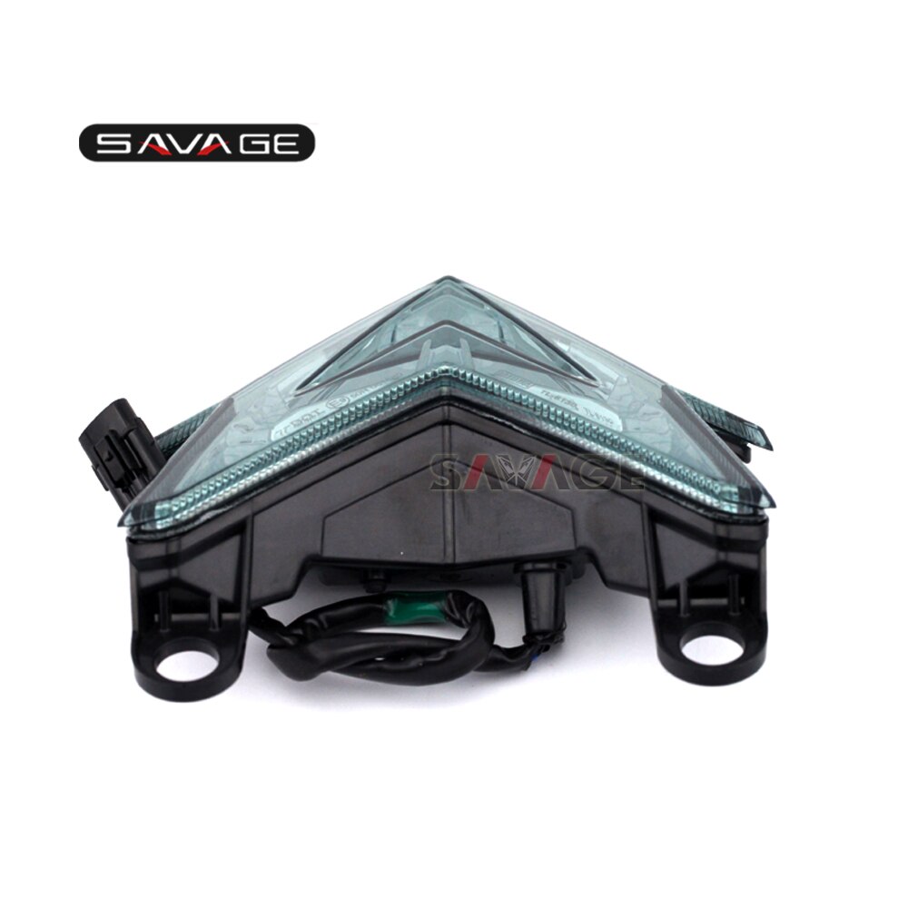 Feu Arrière à LED Avec Clignotants Intégrés PourKAWASAKI 98-05 Ninja ZX-6R,06-08 ZX600 ZZ-R600,00-05 ZR750 ZR-7S,98-03 ZX900 Ninja ZX-9R Fumigène