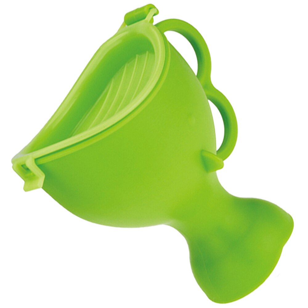 1pc bærbare urinalflasker med låg urinal potte tisseflaske plastik kammerpotte til mænd, børn og ældre (grøn)