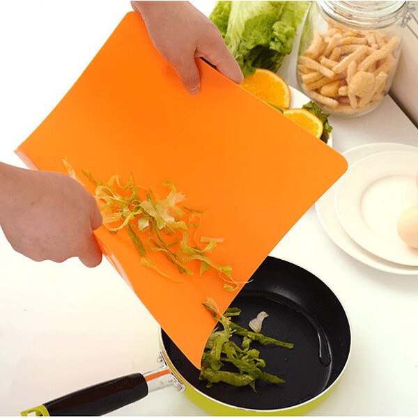 21.5*32.5Cm Snijplank Keuken Koken Gereedschap Flexibele Pp Plastic Antislip Hangen Gat Voedsel Slice cut Hakblok DIN889