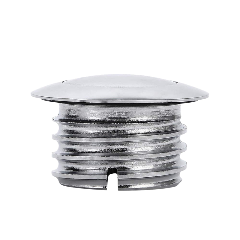 Flush Pop-Up Reservoir Gas Cap Vented Fuel Tank Screw For Silver