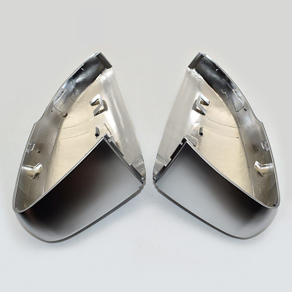 For Volkswagen VW POLO 6R 6C Rearview Mirror Case Full Chrome Matt Finish Door Wing Mirror Cover Cap Shell Housing