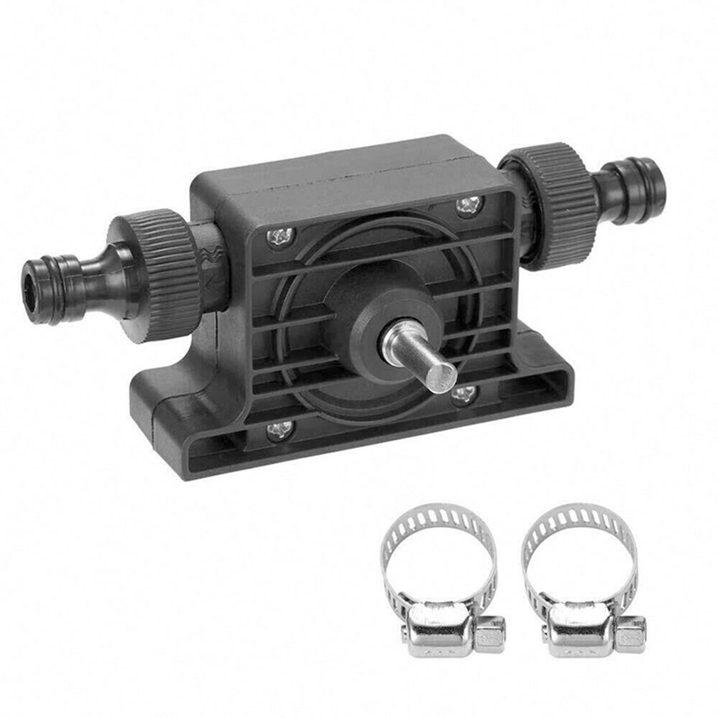 Electric Drill Pump Sinks Aquariums Pool Self Priming Transfer Pumps Oil Fluid Water Pump Hose Clamps Connectors Set