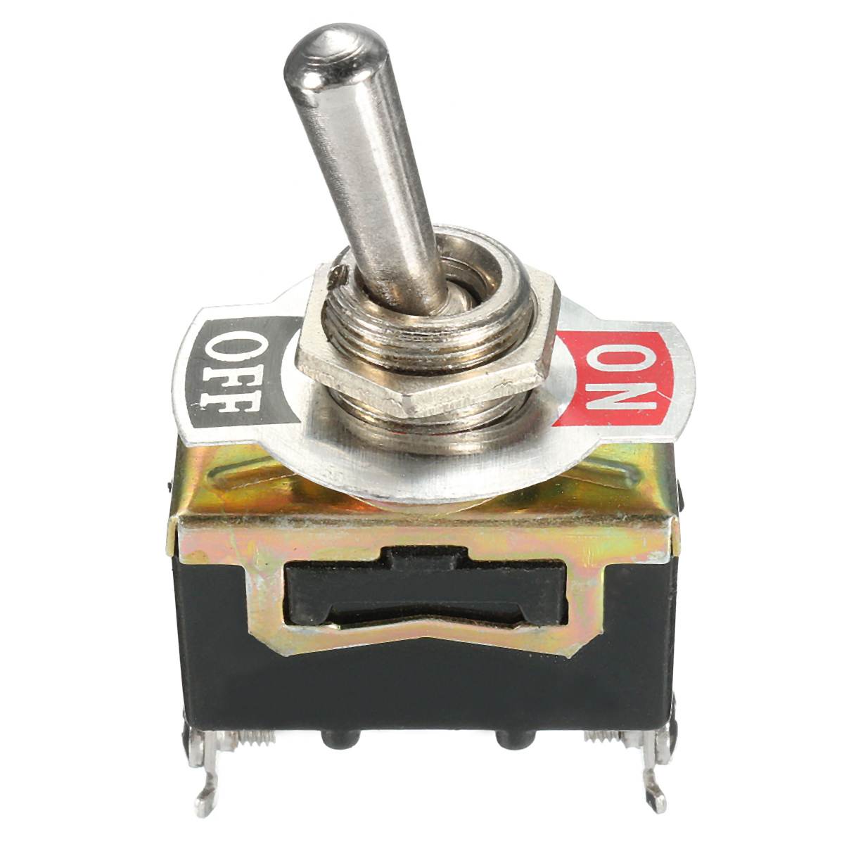 5Pcs x SPST 2Pin Heavy 15A 250V ON/OFF Rocker Toggle Switch Waterproof Boot Switch Control On/Off Toggle Switch Rocker Switch