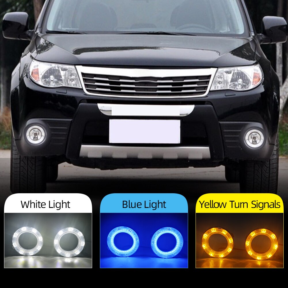 Auto Knipperende Voor Subaru Forester Led Drl Dagrijverlichting Daylight Waterdicht Night Lamp Auto-styling