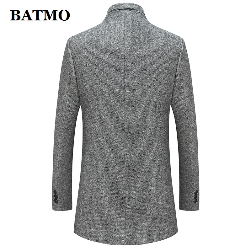 Batmo-trench-coat épais en laine pour hommes, manteau , vestes d'hiver , nouveauté, décontracté