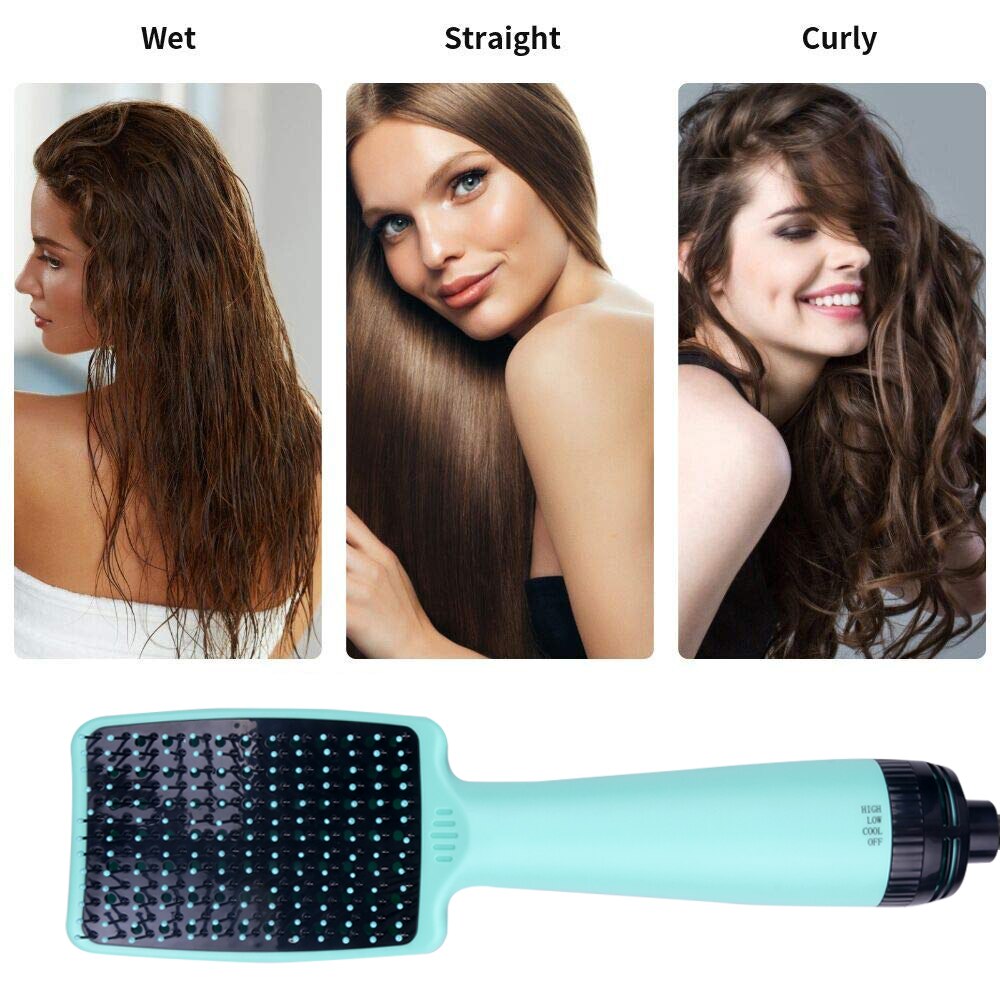 Hair Volumizer Dryer Brush Hair Straightener Comb Air Brush Comb Wet And Dry Hair Use Travel Blow Dryer
