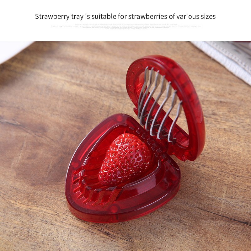 Mini Strawberry Slicer Cutter Mini Slicers Cut Stainless Steel Blade Craft Fruit Tools Kitchen Gadgets Kitchen Tools