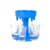 6 Shot Glass Dispenser Holder Carrier Caddy Liquor Dispenser Party Beverage Drinking Games Bar Cocktail Wine Quick Filling Tool: Blue Set B