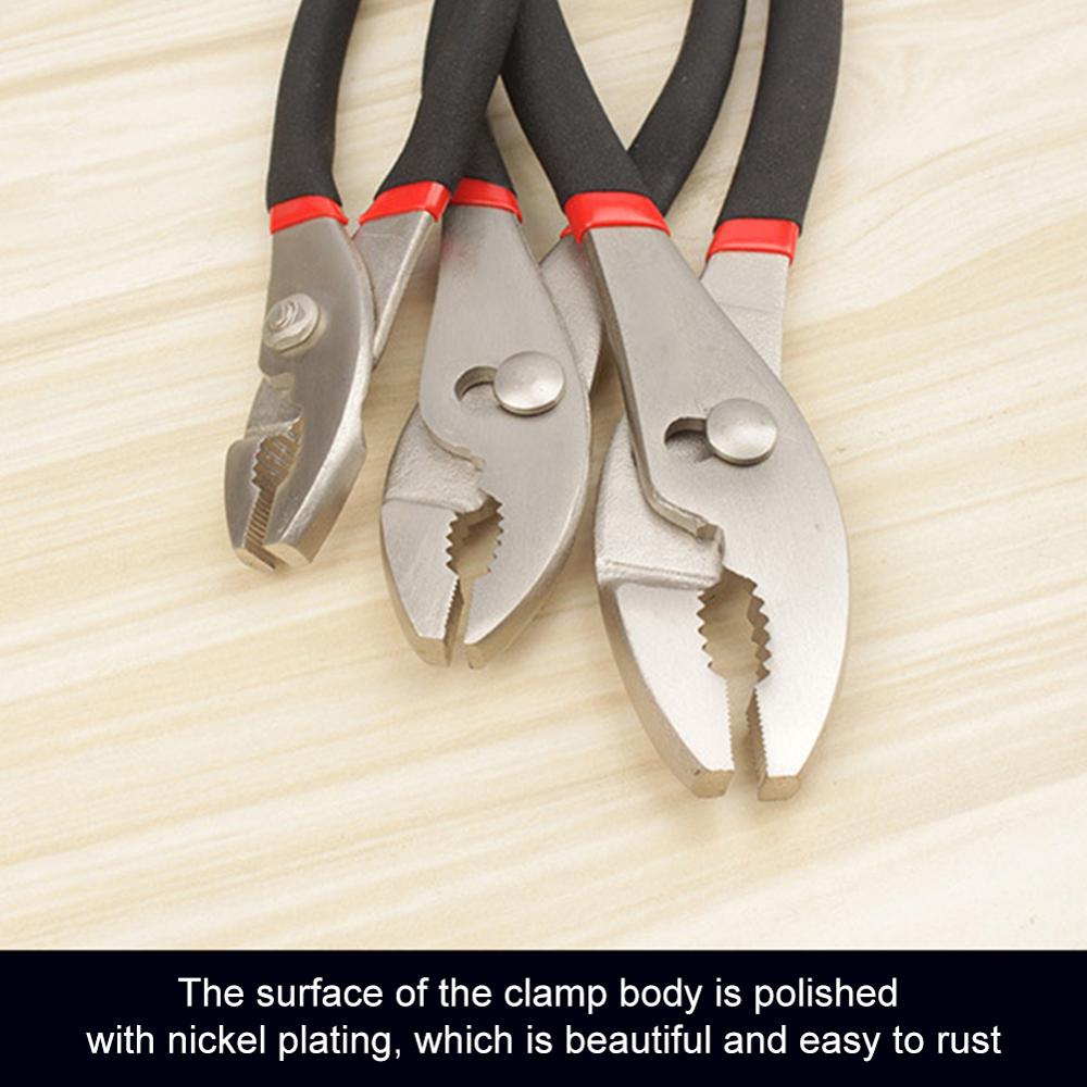 1pcs 6"8"10" Slip Joint Pliers Multifunctional AdjustablePipe Wrench Locking Pliers High-strength steel pliers Hand Tools