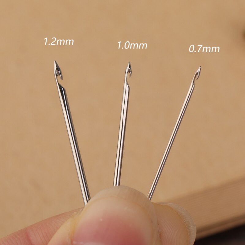 1 Set Embroidery Punch Needle Interchangeable Embroidery Cross Stitch Hoop Crochet Hooks Crochet Tool for Diy