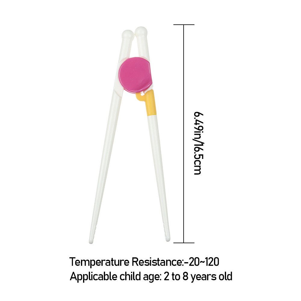 Palillos de comida de dibujos animados para niños y bebés, palillos de fácil uso, divertidos, para aprendizaje y entrenamiento, juego de cena, herramientas de cocina, 1 par